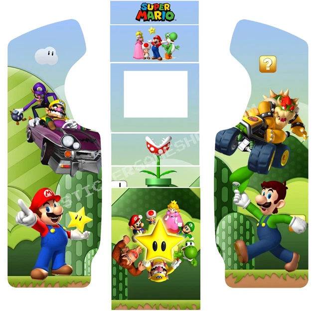 Stickers Mario & co pour borne d'arcade Jeutel -Taito avec écran et bonus