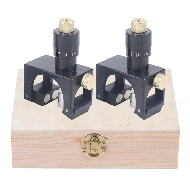 2x Magnetic Planer Blade Setting Jig Gauge blade Jointer Woodworking Setter Tool