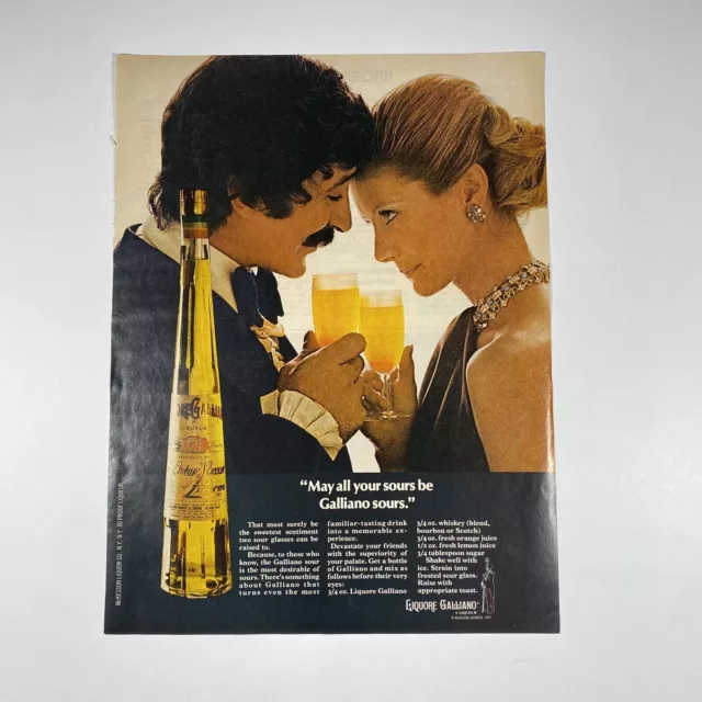 Vintage 1970s Galliano ￼Liquore Advertisement Americana Better Homes & Garden