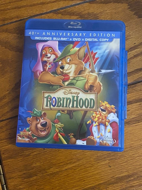 DISNEY S ROBIN HOOD 40Th Anniversary Edition Blu Ray Dvd Combo Pack disney-s-robin-hood-40th-anniversary-edition-blu-ray-dvd-combo-pack