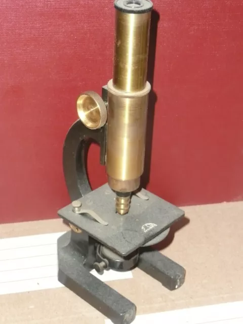 Brass Microscope with box