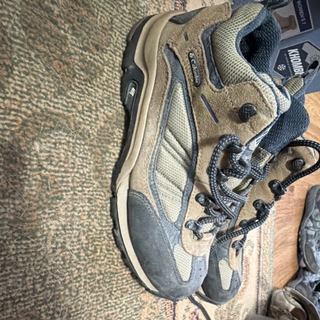 COLUMBIA TRAIL MEISTER Mid Hiking Boots Waterproof Mens 7.5  display picture 3