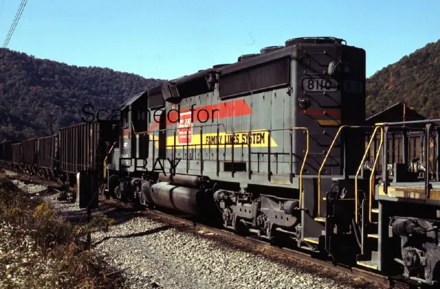 Seaboard #8110 Handley West Virginia Oct 87 ORIGINAL KODACHROME SLIDE-Railroad