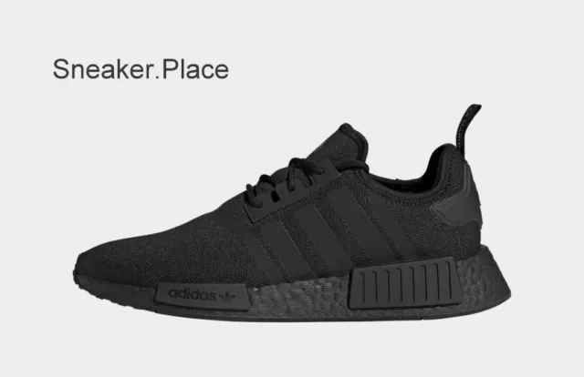 adidas Originals NMD R1 Men's Trainers in Black Mesh Limited Stock