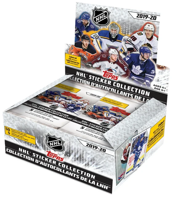 NHL Topps 2019-20 Hockey Sticker Collection Box [50 Packs]