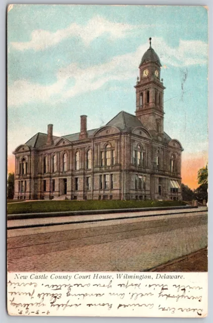 Postcard New Castle County Court House, Wilmington, Delaware 1908 T114