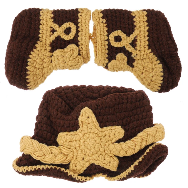 2 Pcs Vestito Fotografico Per Bambini Cappello Cowboy Abiti Bambine