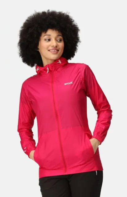 REGATTA BREATHABLE WATERPROOF Pack-It Women's Jacket Pink Size 14 / L £ ...