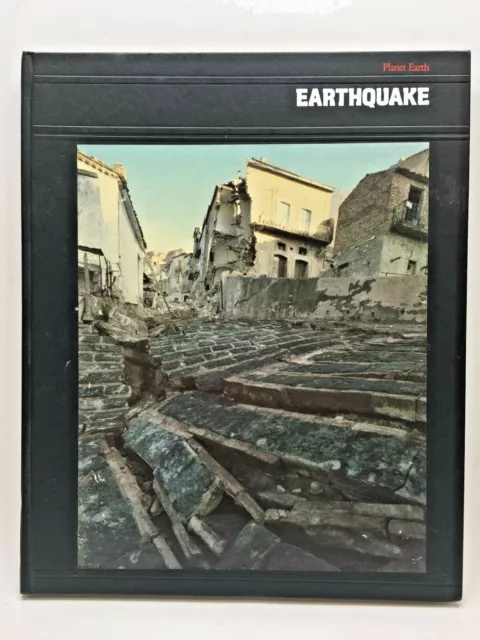 Vintage Planet Earth EARTHQUAKE Hardcover BOOK Natural Disasters