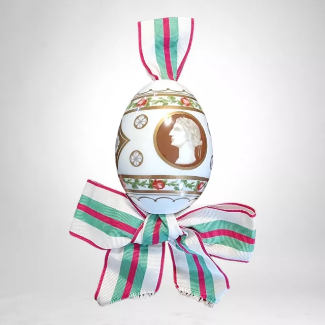 Huevo De Pascua Presentación Porcelana Imperial Rusa 2