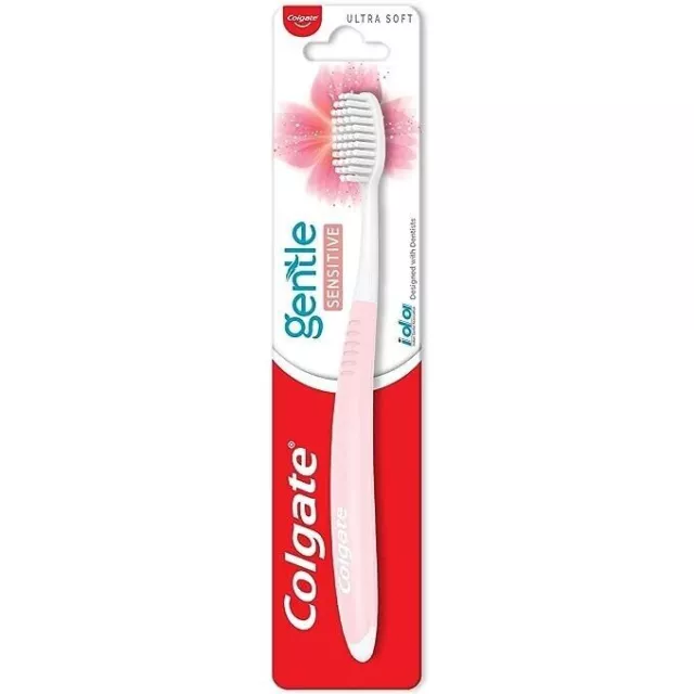 Cepillo de dientes manual ultra suave sensible suave Colgate para adultos,...