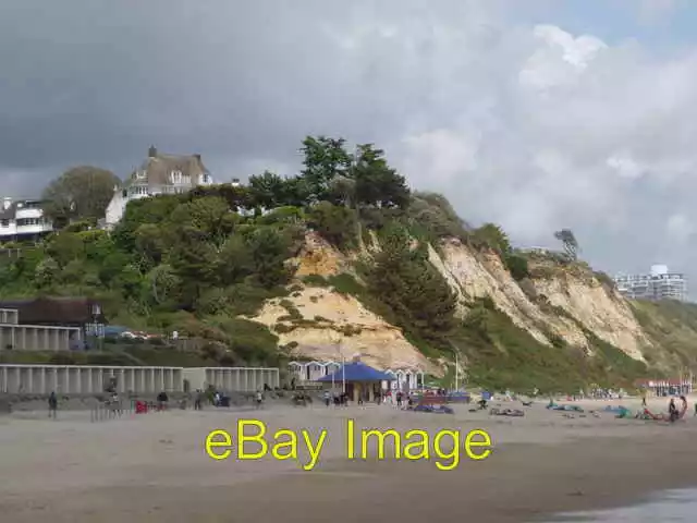 Photo 6x4 Branksome: the cliffs at Branksome Dene Bournemouth The taller  c2012