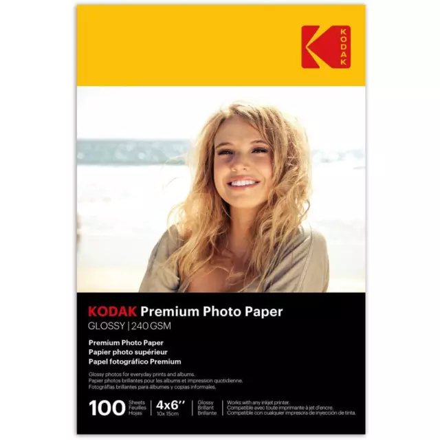 Kodak Inkjet Photo Paper - White (kod-41175) (kod41175)