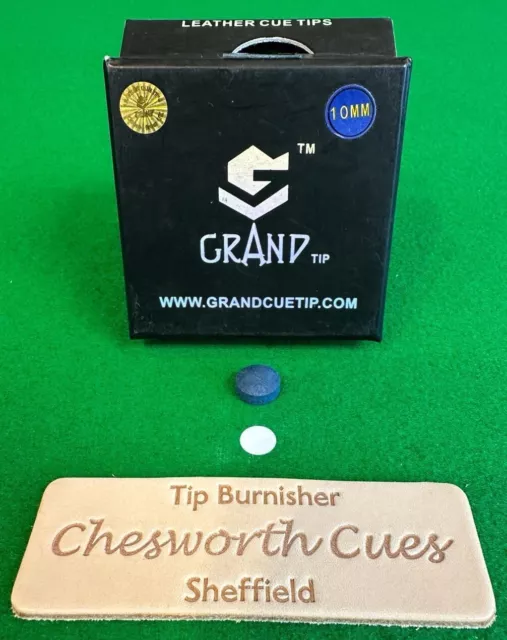 (Genuine) Grand Snooker/Pool/Billiard Tips, Chesworth Cues, Sheffield, England