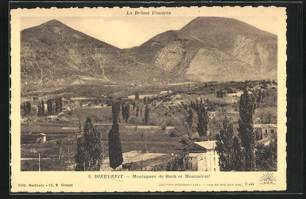 CPA Dieulefit, Montagnes de Rock et Montmirail