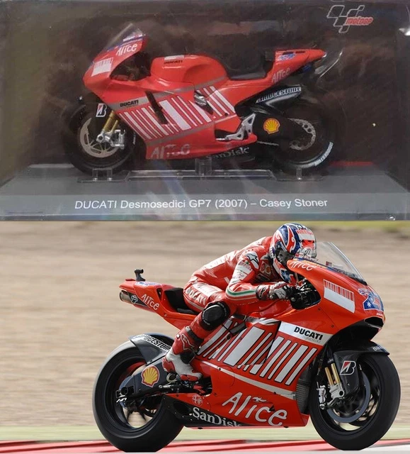 NEUF 1/18 MOTO Altaya Casey STONER DUCATI 2007 motogp rival