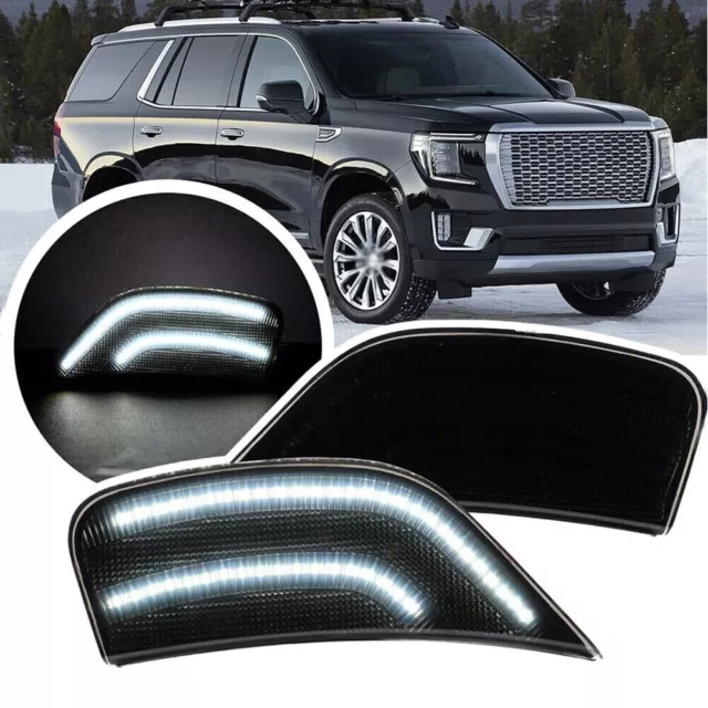 LED Side Marker Lights For Cadillac Escalade Chevy Suburban GMC Yukon 2021-23 US