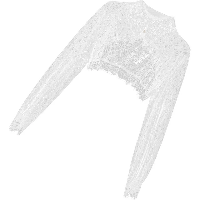 Châle À Faux Col En Dentelle Nylon Manquer Corsets Pour Femmes