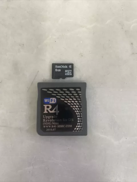 R4 Upgrade Revolution For Nintendo (DSi/LL/XL/DSL)Adaptor + 8GB Micro SD Card