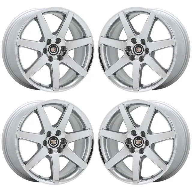 EXCHANGE 18" Cadillac CTS STS PVD Chrome wheels rims Factory OEM set 4583
