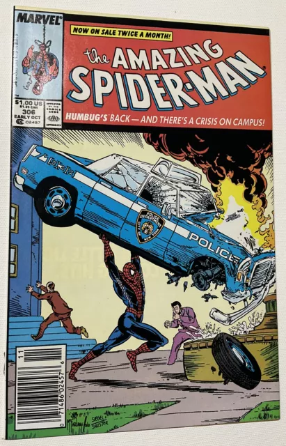 The AMAZING SPIDER-MAN 306 EARLY OCT 1988 MCU Marvel Comic Book ACTION 1 Homage