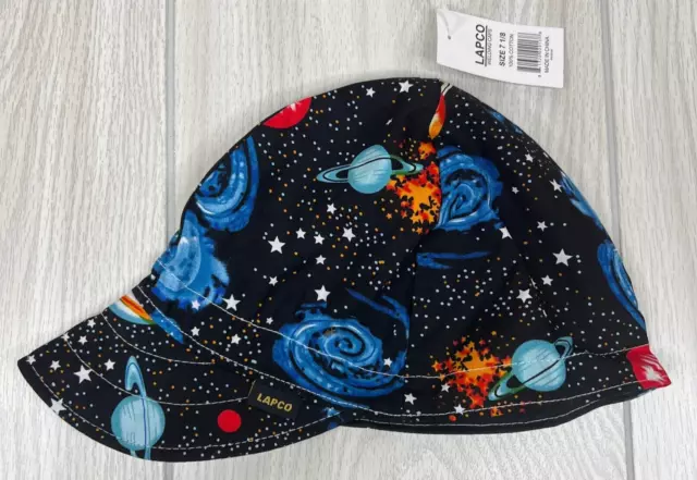 LAPCO Welder's Cap 7 1/8 Galaxy Pattern 100% Cotton