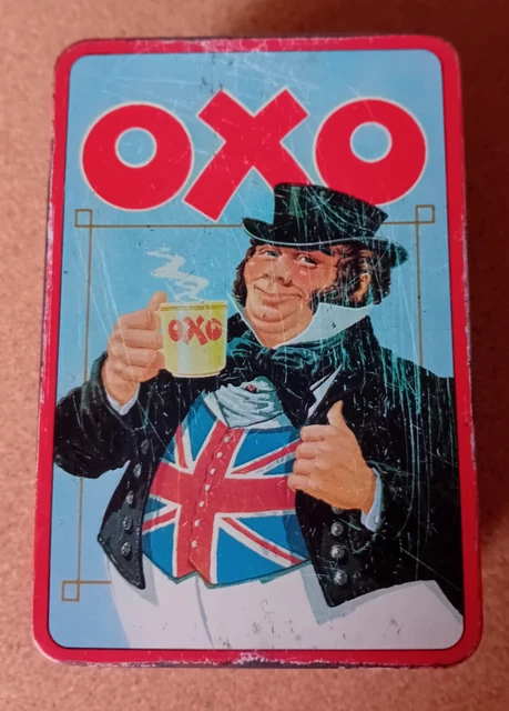 VINTAGE COLLECTABLE 1980S Oxo Cube Tin £6.00 - PicClick UK
