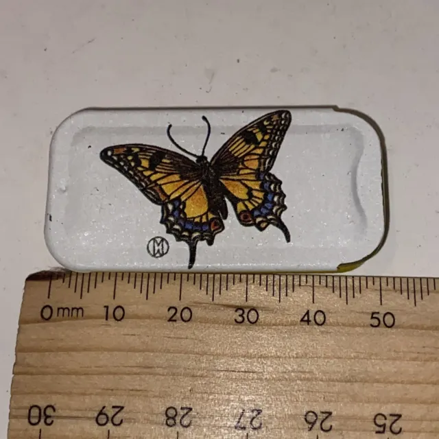 Vintage 1980s Tiny Tins Butterfly Tin By Potpourri Press Made In USA. Rare! 3