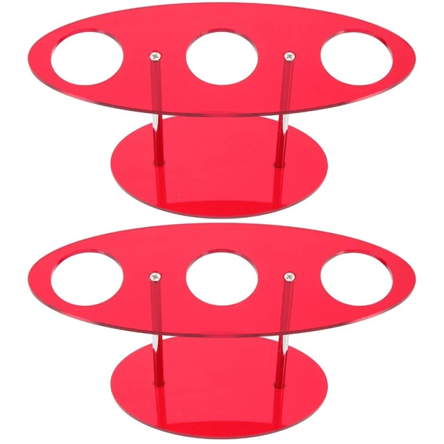 2x Practical Display Dessert Display Rack for Restaurant Display Home