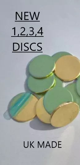 1-4 BRASS BLANKS QUALITY 1.5 thick Round metal Discs selec 20sizesNoBurrUkMade: