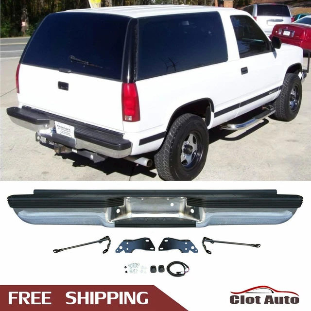 CHROME STEEL REAR Bumper Assembly For 19931999 Chevy Suburban Tahoe