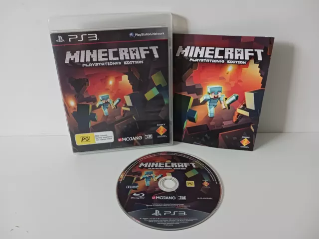 MINECRAFT - PLAYSTATION 3 Edition (PS3) Video Game - Complete With Manual  $20.00 - PicClick AU