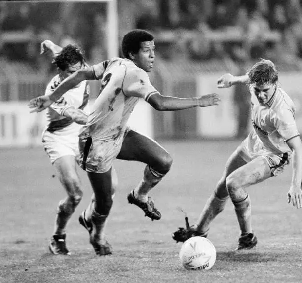 Howard Gayle Crystal Palace v Sunderland 1984 FOOTBALL OLD PHOTO