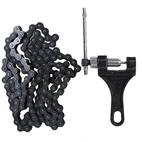 420 132L Standard Roller Chain 420 Chain 132 Link + Chain Breaker for 110cc 1...