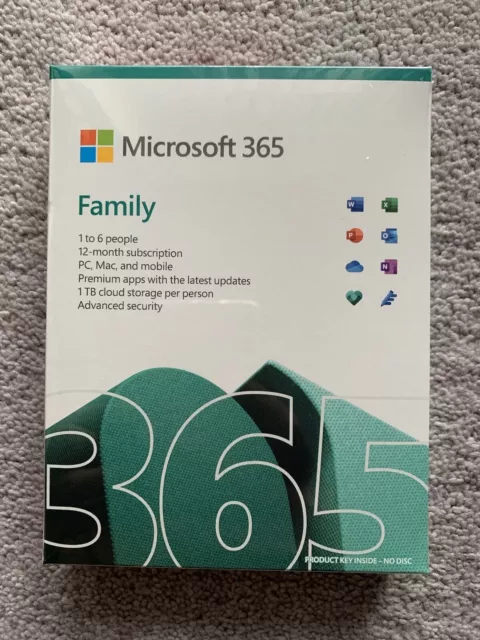 Microsoft 365 Family - Up to 6 People