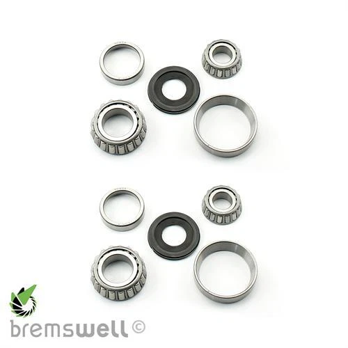 2x Cuscinetto Set Peitz Bpw Freno S234R R234-76 30204+30206+Tenuta 30