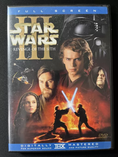 Star Wars Episode III: Revenge of the Sith (DVD, 2005, Full Screen) - C3