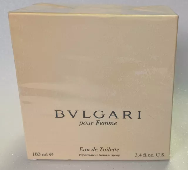 BVLGARI BULGARI DONNA EDT 100ml NAT.SPRAY VINTAGE EDIZIONE NUOVO/FOGLIA