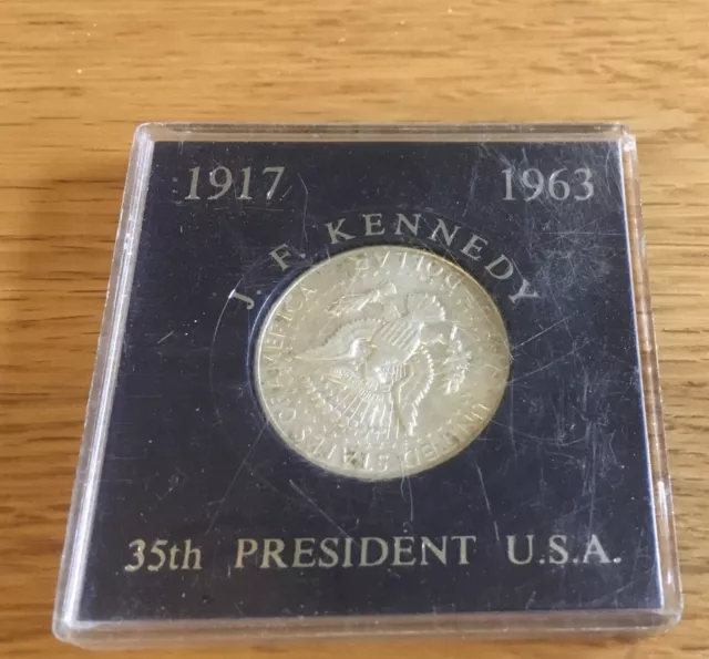 J F  Kennedy 1964 half dollar,silver,mint Condition Coin