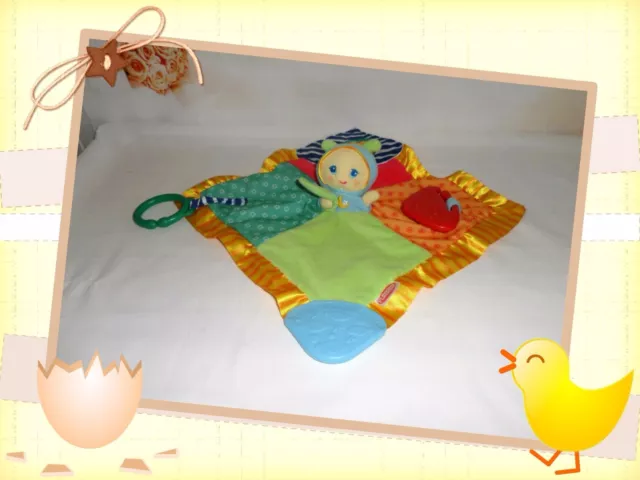 ☼ - Doudou Plat Eveil Gloworld Luxi Luciole Anneau Dentition Jeux  PLAYSKOOL