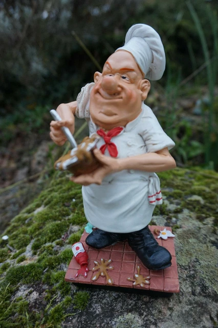 Figurine Caricature Joueur De Hockey Sur Glace - FFHG Tours Gap, Résine, Neuve