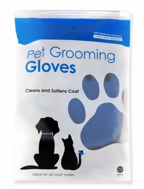 Upgraded Pet Shedding Mitts | Dog, Cat & Horse Hair Remover/Grooming Gloves Pair 3