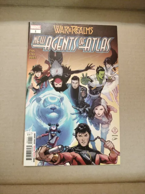 War of the Realms New Agents of Atlas #1 - 1st Aero Luna Snow Wave 2019 - NM