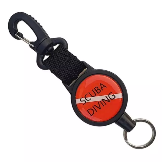 39 Retractable Scuba Diving Keychain Lanyard Dive Strap