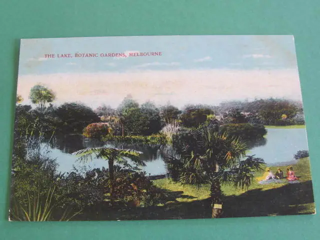 The Lake Botanic Gardens Melbourne Australia Postcard