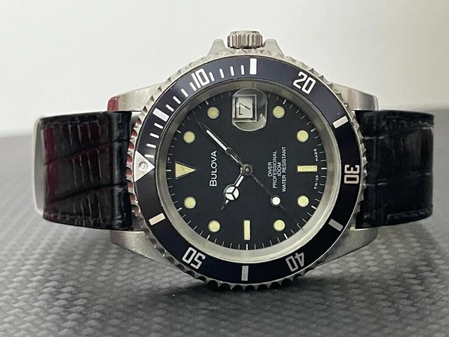 BULOVA DIVER PROFESSIONAL TOP VINTAGE SWISS MADE AUTOMATICO ETA 2824 40 mm EUR 251 00 PicClick IT