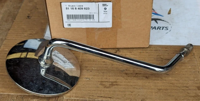 GENUINE BMW R18 & Classic K34 2020-2024 Left Chrome Rear View Mirror ...