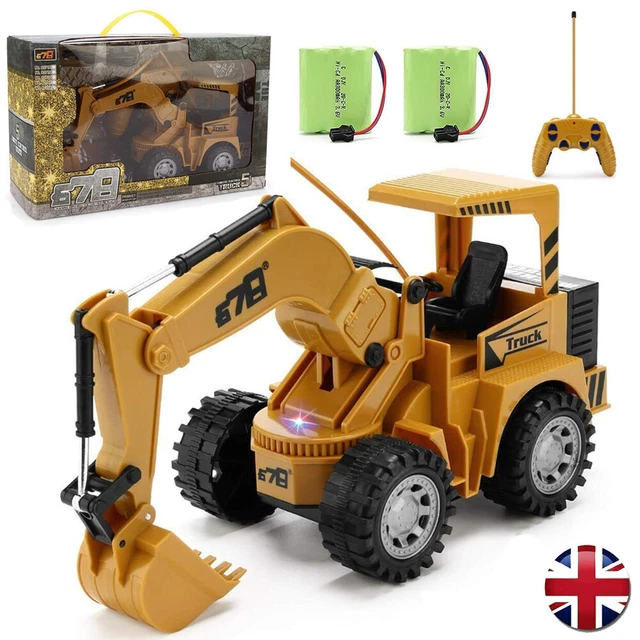 REMOTE CONTROL DIGGER Car Excavator Tractor Bulldozer Crawler Truck Kid