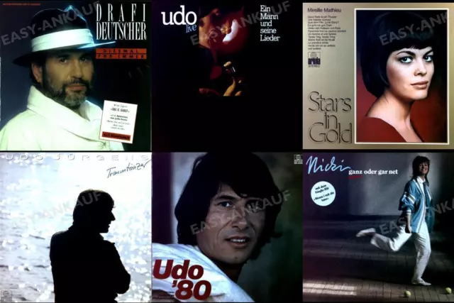 Deutsche Schlager Vinyl Bundle Vol. 19: 6x LP Mireille Mathieu, Nicki, ... ´