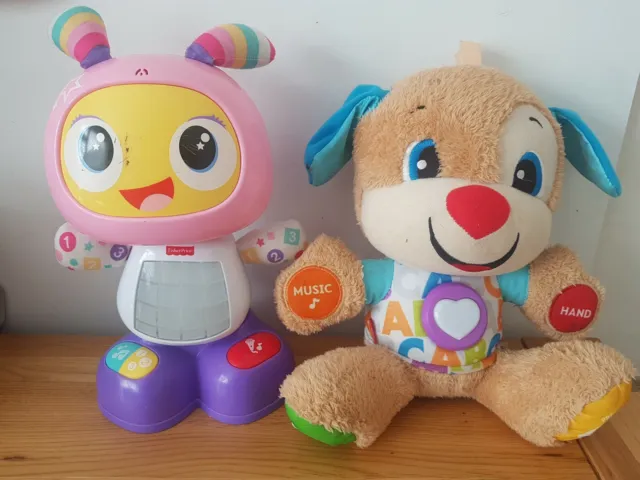 Fisher-Price Laugh & Learn Smart Stages Puppy Educational Toy and Pink Beatbo